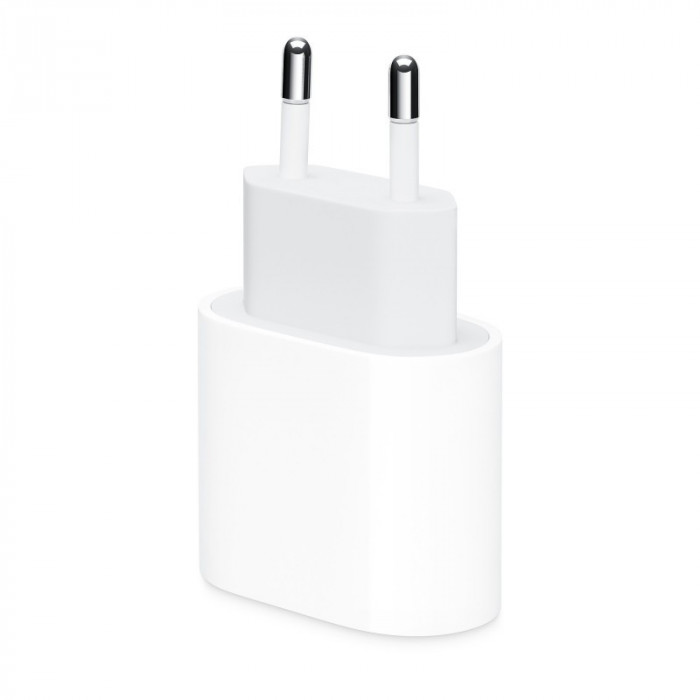 Incarcator Telefon Priza USB Type-C Apple iPhone + Cablu date Apple iPhone Type C la Lightning 1m