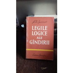 LEGILE LOGICE ALE GANDIRII - A.V. SAVINOV