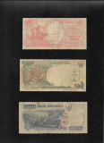 Set Indonezia Indonesia 100 + 500 + 1000 rupii rupiah 1992, Asia