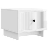 vidaXL Masă de cafea Alb foarte lucios 49 x 50 x 40 cm Lemn prelucrat 894049