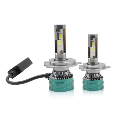 Set 2 becuri auto LED H4, 130W, 6500K, 12000LM, 12V foto