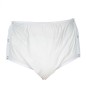 Chilot incontinenta nivel 4/5, Suprima, Unisex, PVC/Poliester, Alb, Mar 42, cu capse laterale