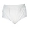 Chilot incontinenta nivel 4/5, Suprima, Unisex, PVC/Poliester, Alb, Mar 48, cu capse laterale