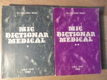 MIC DICTIONAR MEDICAL VOL.1-2 A-Z-VALERIU RUSU foto