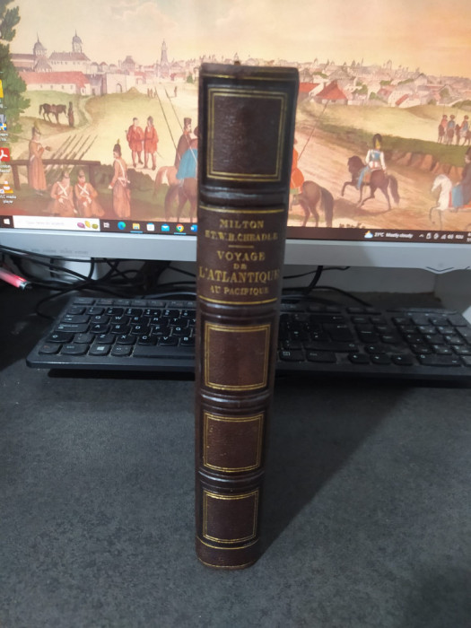 Voyage de l&#039;Atlantique au Pacifique 22 gravuri Milton și Cheadle, Paris 1866 059