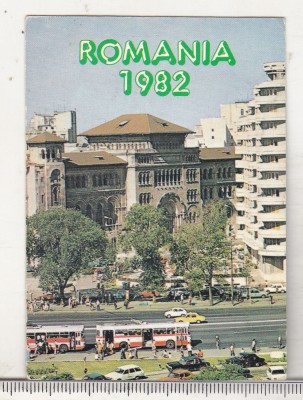 bnk cld Calendar de buzunar 1982 - ONT - Bucuresti - Facultatea de arhitectura foto