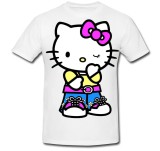 Tricou &quot; Hello Kitty Goth &quot;