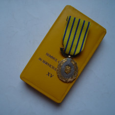 Semnul onorific in serviciul armatei XV ani, ofiteri
