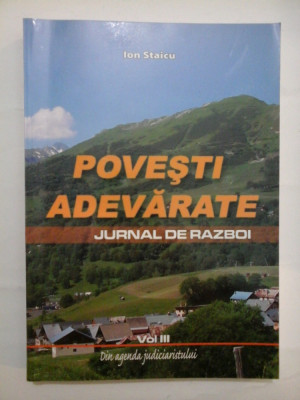 POVESTI ADEVARATE - ION STAICU foto