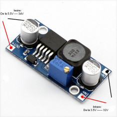 INVERTOR RIDICATOR de tensiune variabil ridica tensiunea de la 3.5V pana la 34V foto