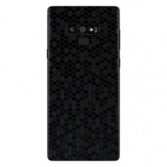 Set Folii Skin Acoperire 360 Compatibile cu Samsung Galaxy Note 9 - ApcGsm Wraps HoneyComb Black