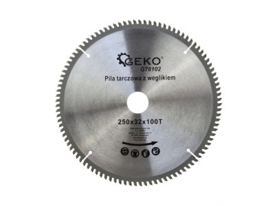 Disc circular 250x32x100T + reductie, Geko G78102 foto