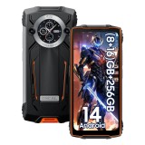 Cumpara ieftin Telefon mobil OSCAL PILOT 2 Portocaliu, Dual 4G VoLTE, 6.5 2.4K FHD+, 24GB RAM (8GB + 16GB extensibili), 256GB ROM, Android 14, MediaTek Helio G99, 88