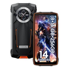 Telefon mobil OSCAL PILOT 2 Portocaliu, Dual 4G VoLTE, 6.5 2.4K FHD+, 24GB RAM (8GB + 16GB extensibili), 256GB ROM, Android 14, MediaTek Helio G99, 88