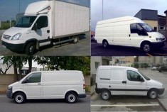 Mutari mobila mutari bagaje transport marfa materiale cu duba mare sau mica foto