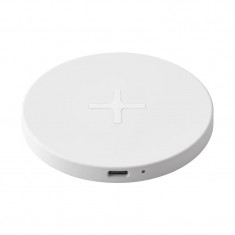 Incarcator wireless Whitey, 5 W, LED, Alb