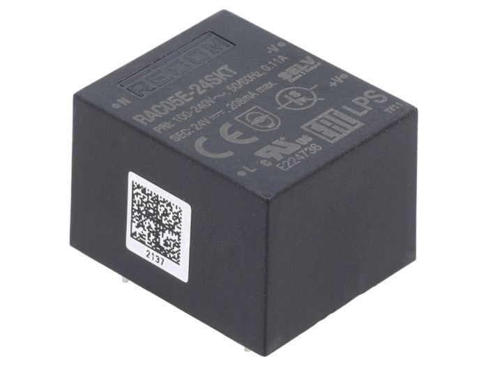 Convertor AC/DC 5W, 24V DC