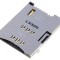 Conector pentru Carduri SIM Aurit SMT Push-Push 0.5A
