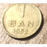 MNDRO Romania moneda 1 ban 1952