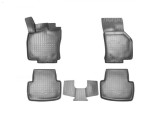 Covorase Cauciuc Tip Tavita VW Passat B8 2015-2023 + Protectie Tunel Spate, ALM, Negre, Fara Miros