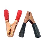 Set cleme crocodil 500-600Ah 15.5x11cm cupru placat cu fier 2buc