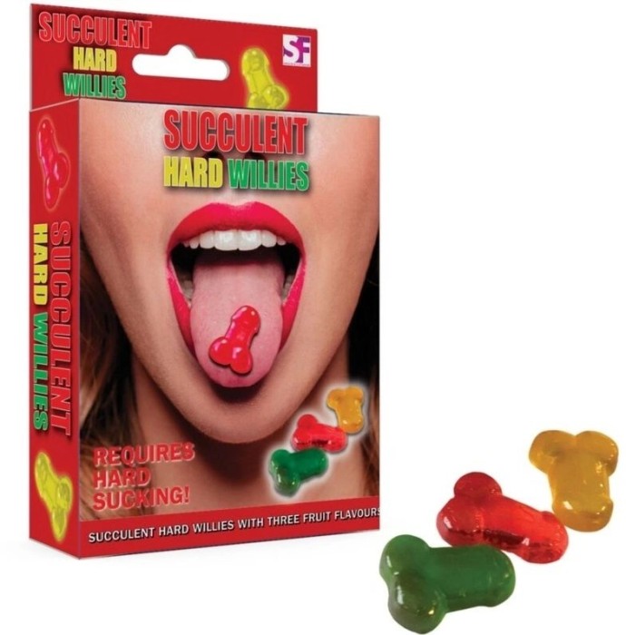 Bomboane Succulent Hard Willies, 90 gr