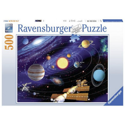 Puzzle Sistemul Solar, 500 piese Ravensburger foto