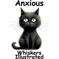 Sticker decorativ Pisica, Negru, 88 cm, 1313STK-4