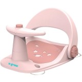 Scaun baie bebe , spatar reglabil, roz