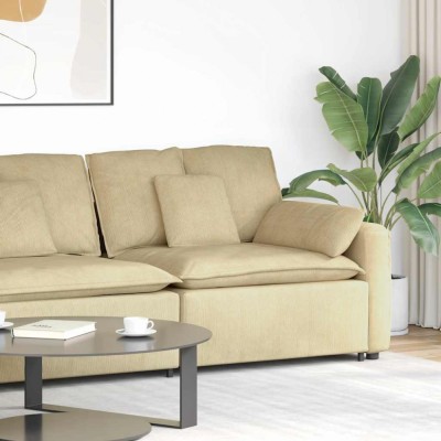 vidaXL Modul modular de capăt pentru cotieră canapea cu perne 100 cm 4104411 foto