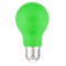 Bec LED Verde E27 1W A60 240V 12lm 20.000h
