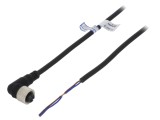 Cablu M12 Autonics Mama In Unghi 2m PVC Negru 2 Pini Model M12CLD2-2