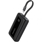 Baterie Externa Anker Zolo, 10000mAh, 30W, QC + PD, 1 x USB-A - 2 x USB-C, Neagra