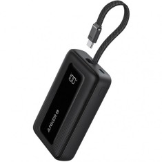 Baterie Externa Anker Zolo, 10000mAh, 30W, QC + PD, 1 x USB-A - 2 x USB-C, Neagra
