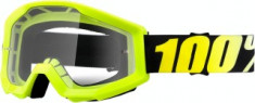 Ochelari Atv/Cross 100% Strata Neon Lentila Clara Cod Produs: MX_NEW 26011983PE foto