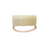 Cumpara ieftin Geanta plic seara pentru ocazii si petreceri, auriu, sclipici, mic, 20 x 10 cm, Magrot 24003
