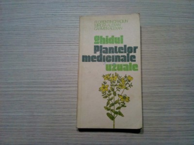 GHIDUL PLANTELOR MEDICINALE UZUALE - Fl. Craciun, C. Alexan (ilustratii) -1988 foto