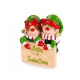 Figurina Elfi polirasina multicolora cm II 4,5 x 3,5 x 5,5 H