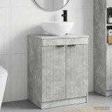 Cumpara ieftin Dulap pentru Chiuveta de Baie Gri Beton 54 x 41 x 100 cm