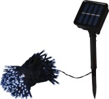Instalatie luminoasa solara MagicHome, 200 LED multicolor, 20 m, IP44
