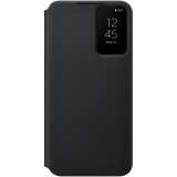 Husa de protectie Samsung Smart Clear View Cover pentru Galaxy S22 PLUS, Black