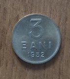 Cumpara ieftin 3 Bani 1952 RPR Rom&acirc;nia, Monedă Rom&acirc;nească
