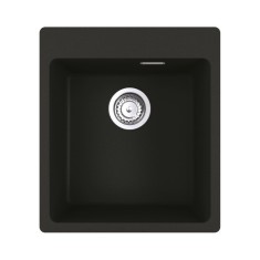 Chiuveta Franke MRG 610-39, Fragranite, Dreptunghiulara, Fara picurator, 50 x 44 cm, Negru