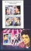 DB1 Muzica Michael Jackson 60 Anniv. Niger MS + SS MNH, Nestampilat