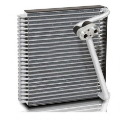 Evaporator aer conditionat Hyundai Elantra, 2006-2011 motor 1.6; 2.0, benzina, full aluminiu brazat, 250x260x45 mm, mm, mm, tehnologie cu curgere par