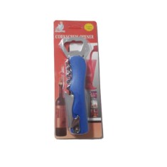 Tirbuson Metalic cu Desfacator Bere, Albastru, Tibusoane Filet cu Desfacator, Tibuson Multifunctional cu Deschizator, Tirbuson Multifunctional cu File foto
