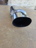 Toba Sport Inox Iesire Ovala Subtire Universal Tuning Auto