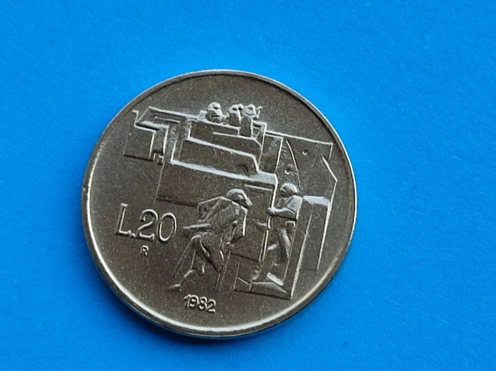 20 Lire 1982 San Marino-Rar