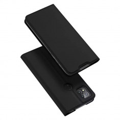 Husa Xiaomi Redmi 9C Flip DuxDucis Skin Negru foto