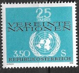 B2067 - Austria 1970 - ONU neuzat,perfecta stare, Nestampilat